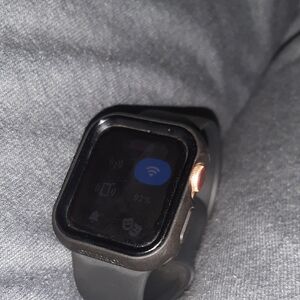 Apple Watch with Black Band